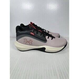 Size 10.5 Under Armour Lockdown 7 Tetra Gray Basketball Shoes 3028512-101 Mens